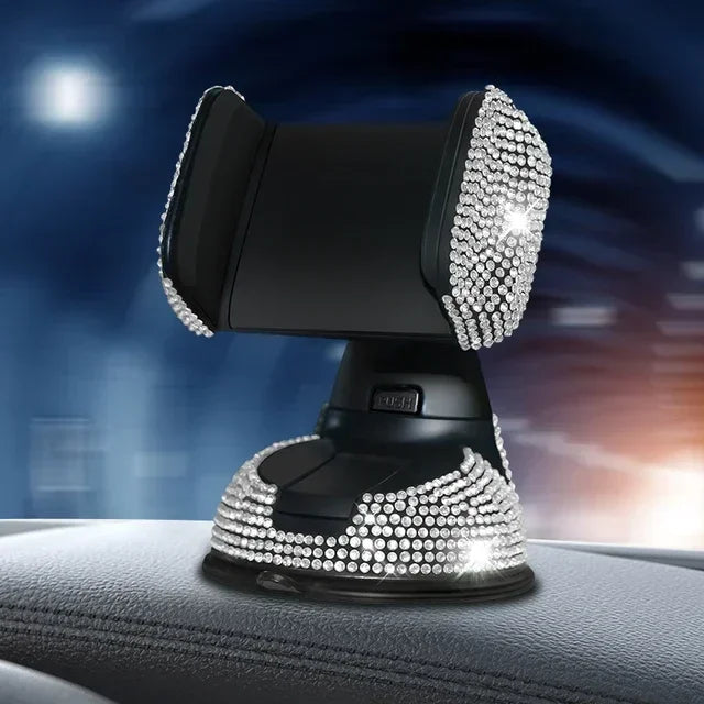 Crystal Rhinestones 360 Degree Car Phone Holder