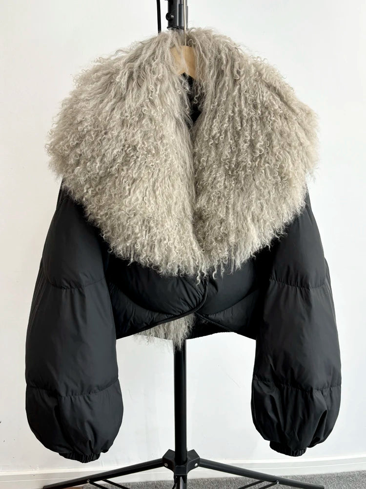 Natural Real Mongolian Sheep Jacket