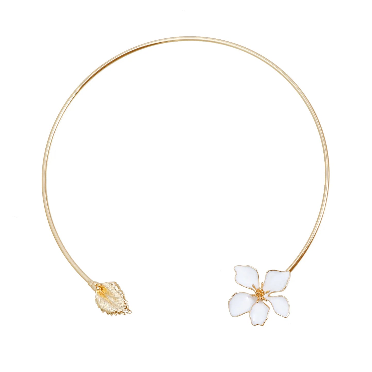 Exquisite Enamel Flower Bracelet Necklace