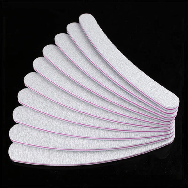 1. Buffer nail file for smooth and shiny natural nails. 2. Buffer nail file with multiple buffing surfaces for home manicure. 3. Buffer nail file removing ridges for a high-shine nail finish. 4. Compact buffer nail file suitable for fingernails and toenails. 5. Buffer nail file from Her Wardrobe & Beyond nail care collection.