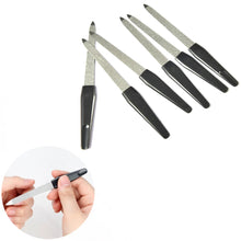  Metal nail files showing strong sharp edges for precise shaping.