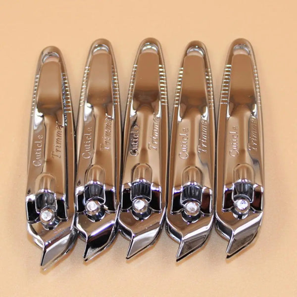 nail clipper – mini silver slant edge stainless steel finger cutter