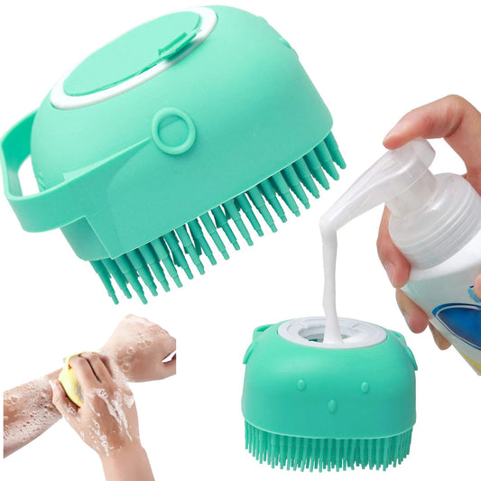 Silicone Shampoo Bath Brush Massage Comb