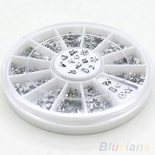 Rhinestone nail stickers star flower heart glitter decal set