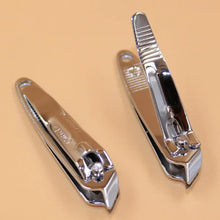 nail clipper – mini silver slant edge stainless steel finger cutter