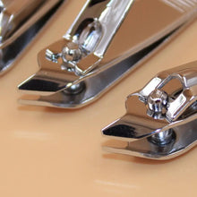 nail clipper – mini silver slant edge stainless steel finger cutter
