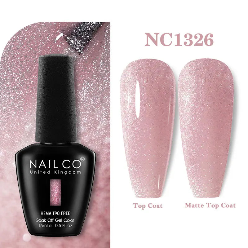 NAILCO 15ml HEMA-free TPO-free Topcoat Basecoat Artistic Design Gel Nail Polish Top Base Coat UV LED Soak Off Gel Nail Polish