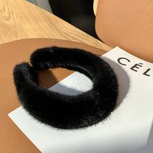 2026 Hot Sale Women Luxury winter 100% Real Mink Fur Headbands High Quality Real Fur Hair Band Lady Fashion Hair Hoop Furry Gift