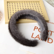 2026 Hot Sale Women Luxury winter 100% Real Mink Fur Headbands High Quality Real Fur Hair Band Lady Fashion Hair Hoop Furry Gift