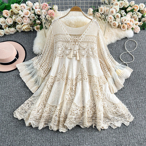 Hollow Out Hem Dress