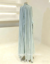 Modern High Neck Long Sleeves Pleated Evening Dresses