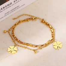 Stainless Steel Bracelets Clovers