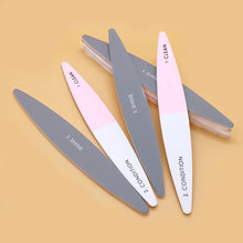 Nail buffer file delivering mirror-like shine on natural nails.