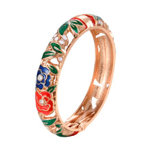 Floral Enamel Bracelets