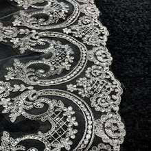 Lace Wedding Veil 3 Meters Long White Ivory Bridal Headpiece