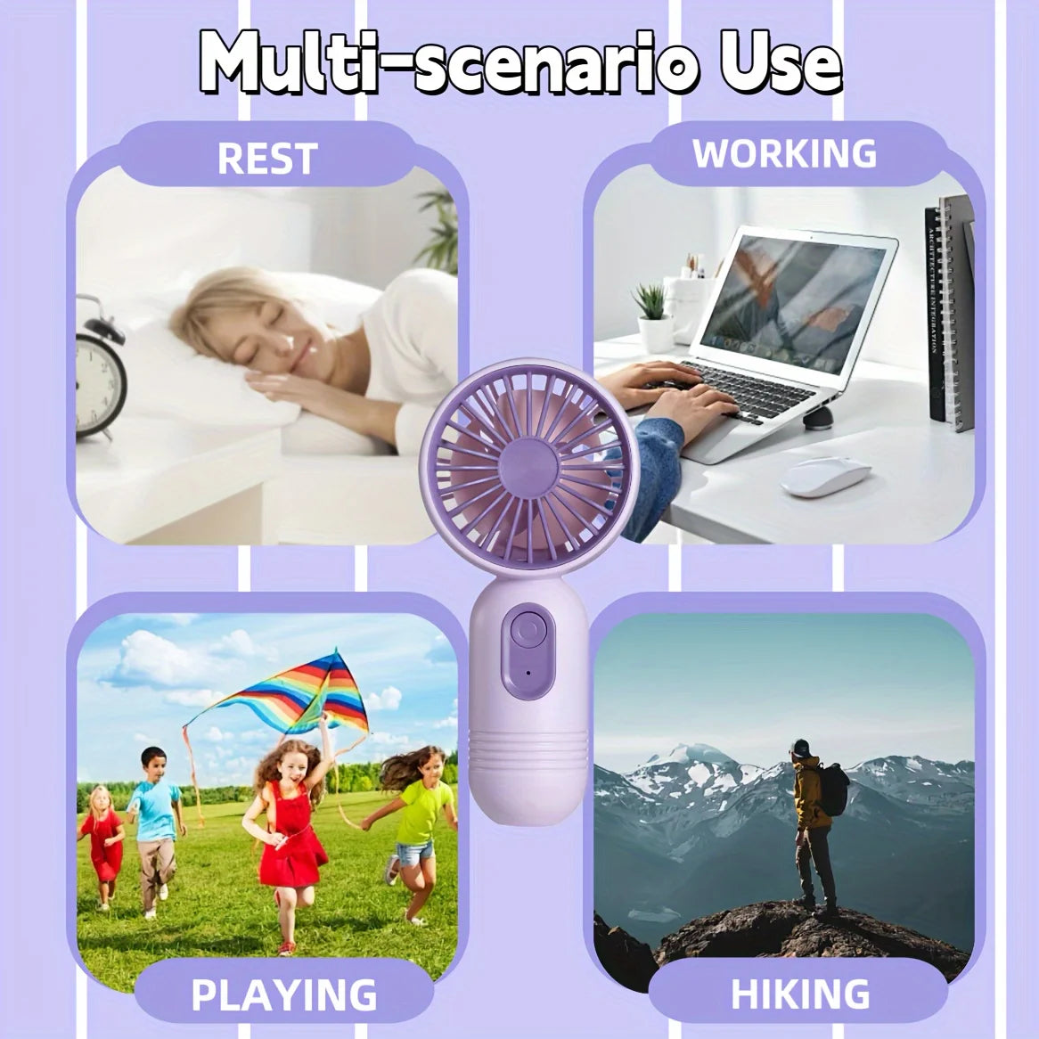 USB Mini Rechargeable Portable Fan