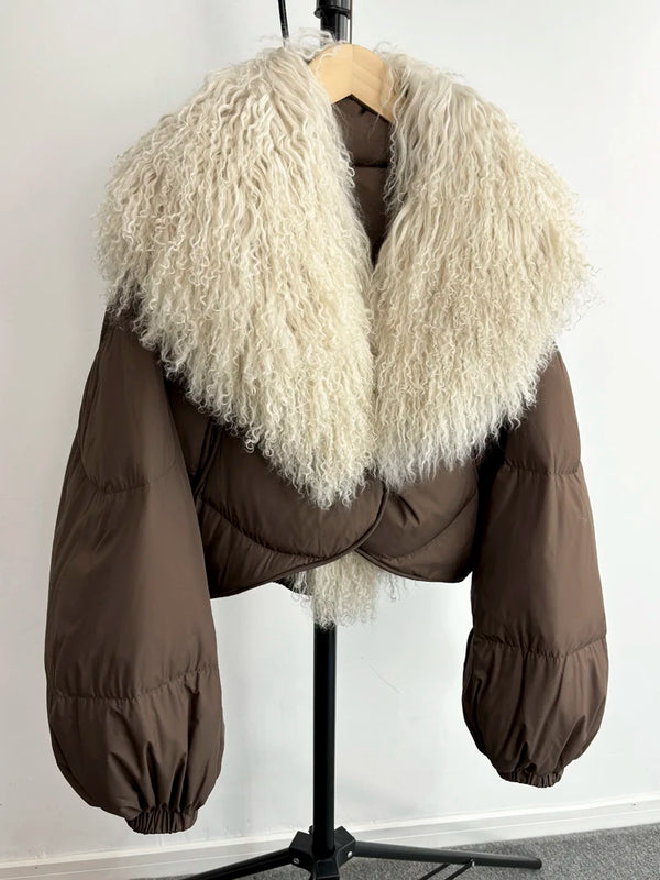 Natural Real Mongolian Sheep Jacket