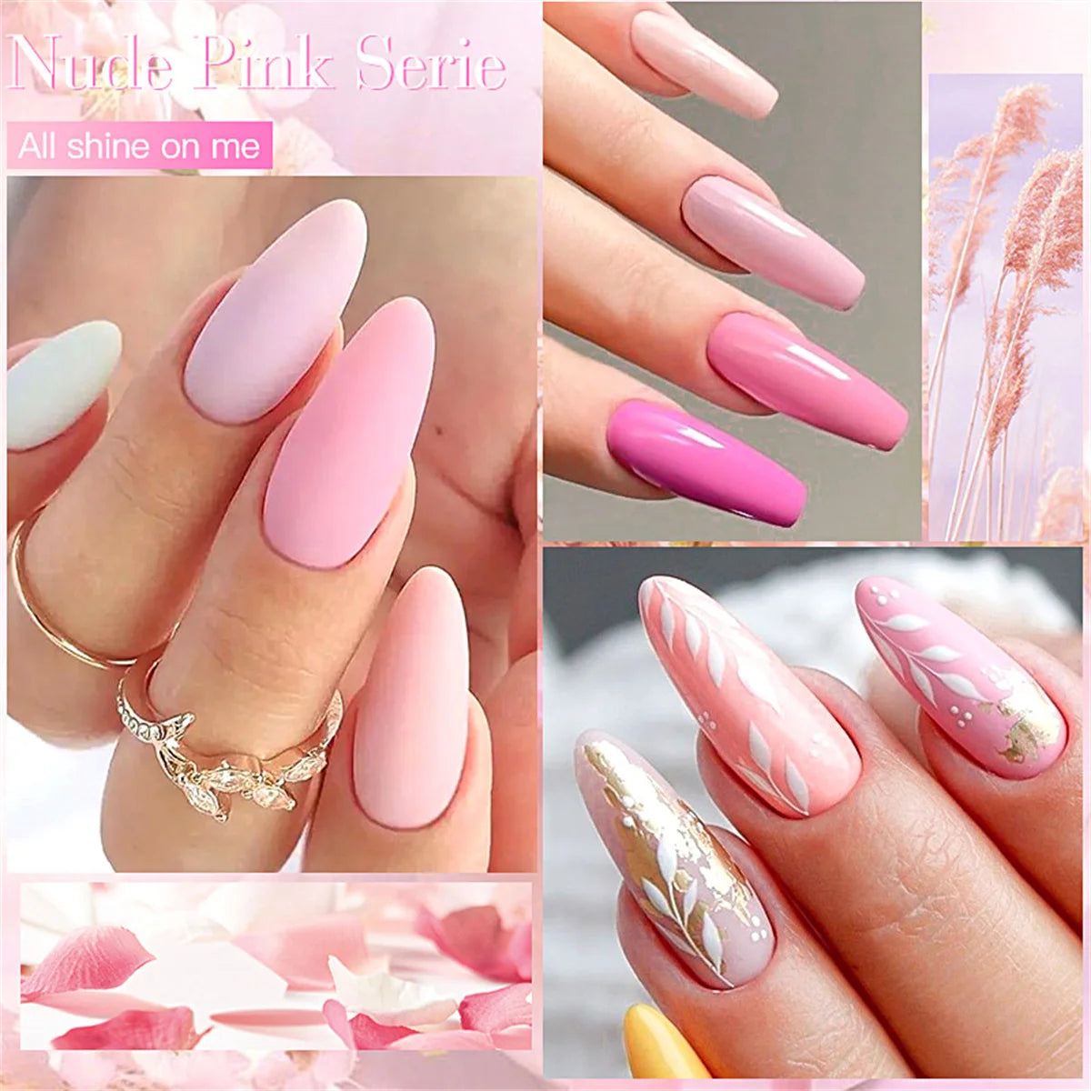5pcs Gel Nail Polish Set HEMA Free Semi Permanent Soak Off UV Gel Varnish Nail Art Decoration For Winter Nail Supplies Manicure