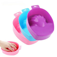 Nail soak bowl manicure hand wash remover basin DIY salon spa tool