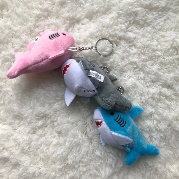 shark plush toy – 8cm small plush shark doll in 3 colours
