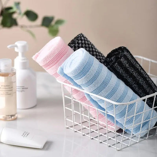 Japanese Exfoliating Bath Towel Ultra-Long Shower Scrubber