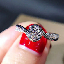 Oval Pigeon Egg Cube Zirconia Ring