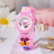 girls quartz wristwatch – butterfly digital casual sports kids watch