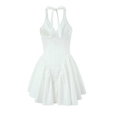Elegant White Bodycon Dress Backless