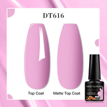 MEET ACROSS 8 Colors Mirror Gel Nail Polish Long-lasting Quick-drying Metallic Gold Silver Red Semi Permanent Varnish Nail Art