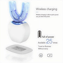 U Shape Toothbrush Ultrasonic Cleaner Teeth Whitening Lamp