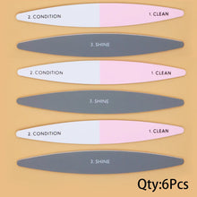 Nail buffer file 3-piece and 6-piece set options available.