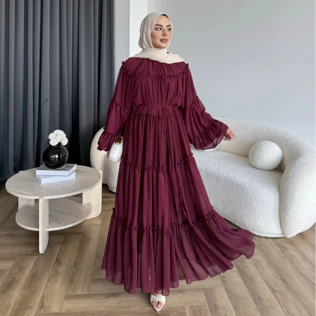 Eid Dress /Party Dresses Jalabiya Puff Sleeve