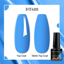 MEET ACROSS 8 Colors Mirror Gel Nail Polish Long-lasting Quick-drying Metallic Gold Silver Red Semi Permanent Varnish Nail Art