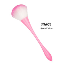 Nail dust brush set 6 styles professional makeup kabuki powder kit
