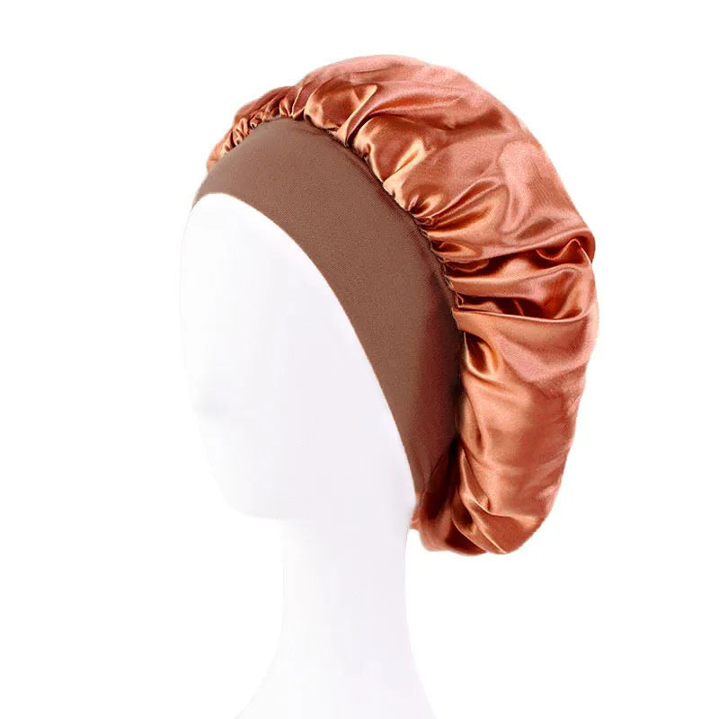 Satin Wide Brim Nightcap
