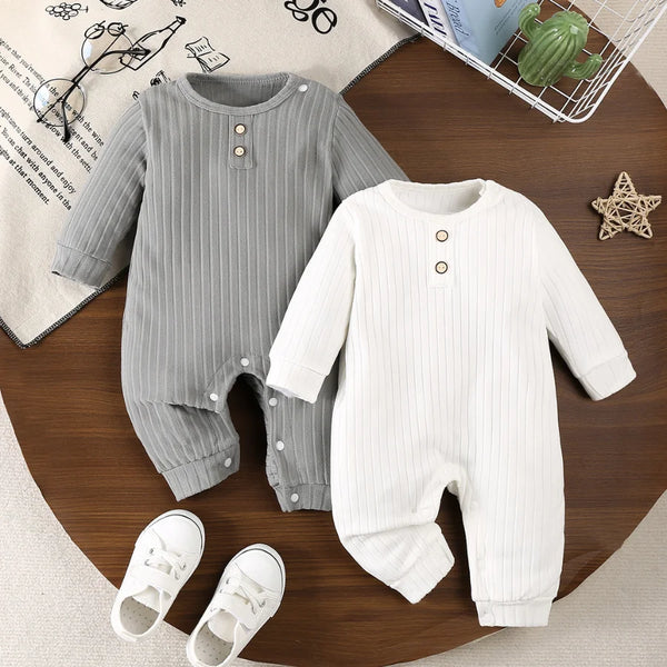 Baby long sleeve jumpsuit for newborn boys and girls