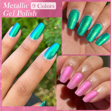 Metallic gel nail polish 7ml red chrome mirror shell UV nail art