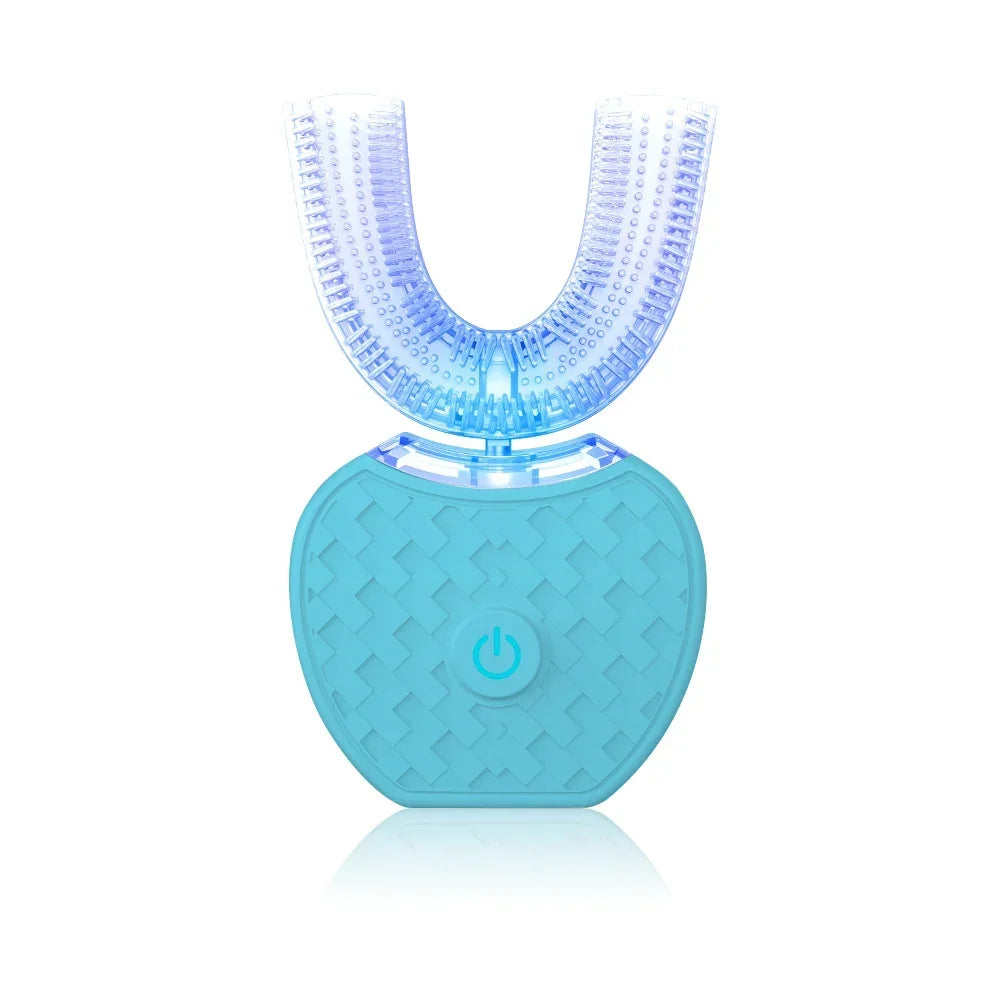 U Shape Toothbrush Ultrasonic Cleaner Teeth Whitening Lamp