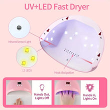 Professional USB Electric Nail Drill Polish File Kit with UV LED Nail Lamp Gel Manicure Dryer Lamp Acrylic Starter Set