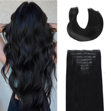 Invisible skin weft clip in remy hair extensions balayage blonde