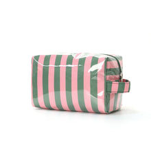 Striped Toiletry Bag Travel Cosmetic Storage