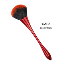 Nail dust brush set 6 styles professional makeup kabuki powder kit