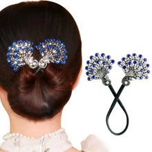Elegant Peacock Shape Hair Bun Maker Twist Easy Fast Snap Headwear Hair Twister Roll Hair Tool Hairstyle Twist Women
