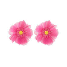 Exaggerated Flower Three Dimensional Earrings
