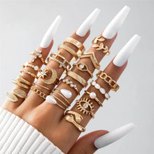Vintage ring set 66 piece elegant mixed style collection for women.