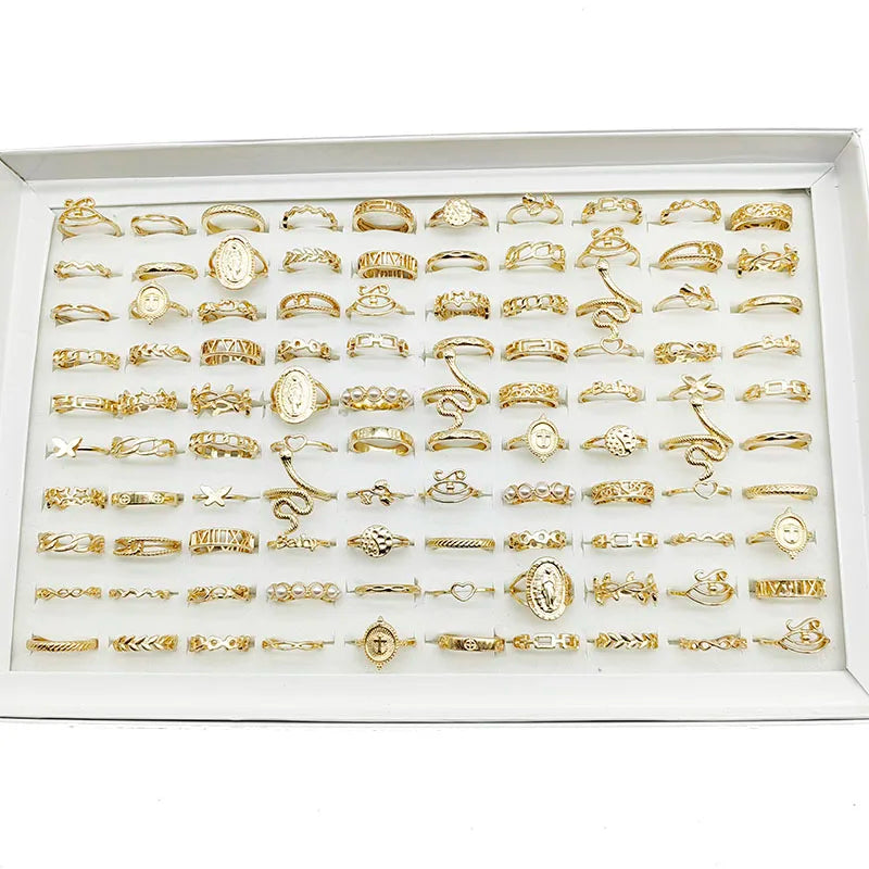 Gold Color Finger Rings
