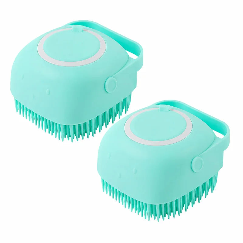 Silicone Shampoo Bath Brush Massage Comb