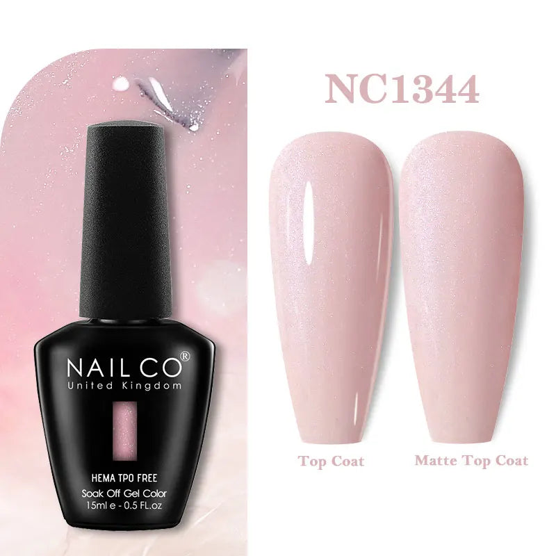 NAILCO 15ml HEMA-free TPO-free Topcoat Basecoat Artistic Design Gel Nail Polish Top Base Coat UV LED Soak Off Gel Nail Polish