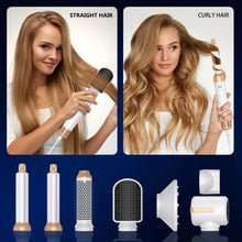 7 in 1 Hair dryer Professional Negative Ion curling Iron Hair Straightener Brushless Motor High Speed Hair Dryer Hot Comb Set