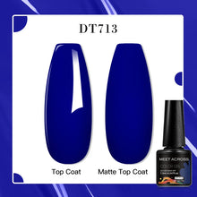 MEET ACROSS 8 Colors Mirror Gel Nail Polish Long-lasting Quick-drying Metallic Gold Silver Red Semi Permanent Varnish Nail Art